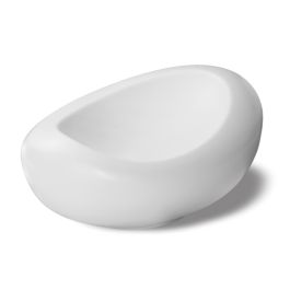 LE COQ Ninfa Coppa Ovale Gourmet bianco matt 20x15 cm H. 9 cm