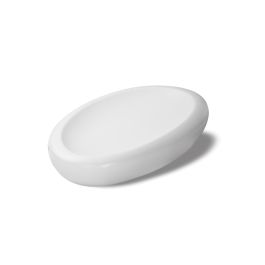 LE COQ Ninfa Vassoio Ovale Gourmet bianco matt 21x14 cm H. 3,5 cm - Confezione 4 pezzi