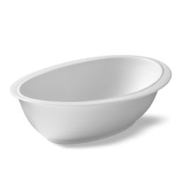 LE COQ Parthenon Coppa Ovale bianco matt 27,5x20,5 cm H. 7 cm - Confezione 6 pezzi