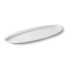 LE COQ Parthenon Vassoio ovale Stretto bianco matt 33,5x14,5 cm - Confezione 8 pezzi