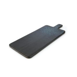 LE COQ Phobos Tagliere rettangolare nero puntinato blu 37x15,5 cm - Confezione 4 pezzi