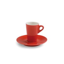 TOGNANA Mara Tazza Caffè con Piattino Rossa Cc 70 - Confezione da 6 pezzi