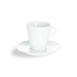 TOGNANA Mara Tazza The con Piattino Bianco Cc 200 - Confezione da 6 pezzi