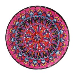 LE COQ POLYCHROMOS Tovaglietta segnaposto in melamina magenta decoro mandala - Conf. 6 pz.