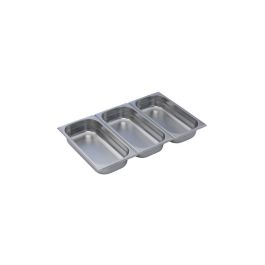 Inox Macel Vasca in acciaio inox GN 1/3 cm 32,5x17,5x6,5