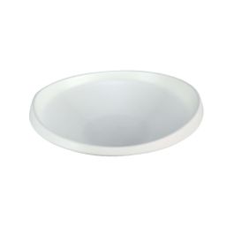 EFAY Taiji Piatto fondo obliquo bianco in melamina cm 25,9x25,7x6,8