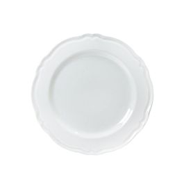 Saturnia Praga Piatto Frutta cm 21 Bianco - Confezione da 12 pezzi