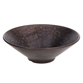 Tognana Bowl Conica Cm 22 Corten Melamina Marrone - Confezione da 6 pezzi