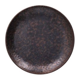 Tognana Piatto Coupe Cm 16 Corten Melamina Marrone - Confezione da 6 pezzi