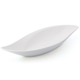 LE COQ Febe Coppa foglia color avorio 36x15 cm H. 6 cm - Confezione 4 pezzi