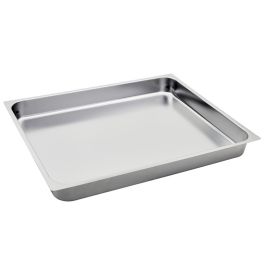 Inox Macel Vassoio teglia a bordo piano in acciaio inox GN 2/1 cm 65x53x4
