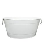 ILSA Secchiello Party Metallo Vernic. Bianco 40X28Xh22