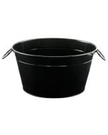 ILSA Secchiello Party Metallo Verniciato Nero 40X28Xh22