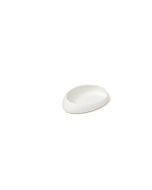 COMAS Piattino Plaisir bianco cm 12,4x8 - Confezione da 6 pezzi