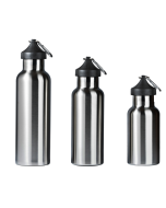 ILSA Borraccia termica doppia parete con moschettone e custodia 35 cl acciaio inox 18/10