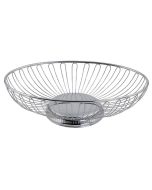 ILSA Cestino Ovale In Filo Cm 20X15 Acciaio Inox 18/10