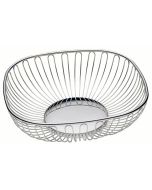 ILSA Cestino In Filo Quadro Cm 23X23 Acciaio Inox 18/10