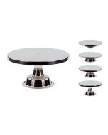 ILSA Alzata C/Altezza Variabile D. Cm 20 H. Cm 7 Inox