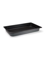 Pujadas Vasca Casseruola in acciaio GN 1/2 cm 32,5x26,5 h 6,5 grigio nero induzione