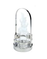 ILSA Stand Olio-Aceto e Sale-Pepe Set 4Pz Easy A. Inox