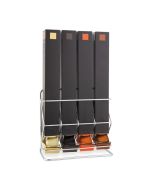 ILSA Porta capsule per 4 astucci Nespresso in acciaio cromato