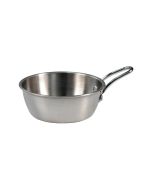Medri Tegame Tondo 1 Manico Servire 10.5 cm Argento