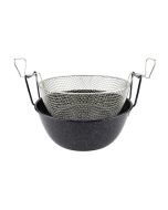 ILSA Friggitrice C/Cestello Ferro Smalt.-Nichelato
