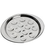 ILSA Piatto Lumache Da 12 Posti cm 22x19 Inox 18/10