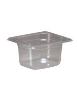 Inox Macel Vasca in Policarbonato trasparente GN 1/4 cm 26,5x16,2 diverse altezze