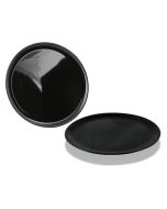 PIATTO PIANO CM 26 POKE GLAZE NERO - confezione da 6 pezzi