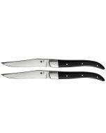 Tognana Tex Mex set 2 coltelli forgiati Bistecca Wood lama dritta acciaio inox 18/10 - Confezione da 2 pezzi