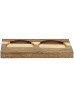 Tognana Tex Mex Vassoio in Legno a 2 Scomparti 16 X 8 cm
