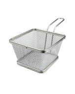 ILSA Mini Cestino Per Fritto Quadro 12x12xH7 Inox 18/11