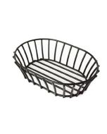 SUPREMINOX Cestino Pane ovale in acciaio inox cm 20