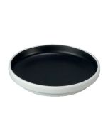 EFAY Taiji Piatto piano nero in melamina cm 15,2x15,2x2,7