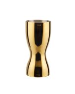 ILSA Misurino Jigger a clessidra doppio nero in acciaio inox 18/10 rivestito in PVD ml 30/60