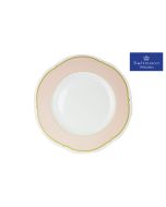 Seltmann Piatto Piano Versailles cm 33 Rosa Filo Oro -Confezione da 6 pezzi