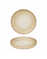 SATURNIA Piatto Piano Nordic Oslo cm 28 Sand - Confezione da 6 pezzi