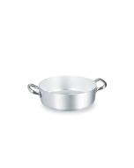 AGNELLI Casseruola Bassa Alluminio 2 Maniglie Inox