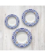 SATURNIA Amalfi set 18 pezzi piatti decorati