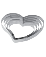 Pavoni Fascia inox a cuore da cm 15 x 14 x 2