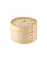 ILSA Cuocivapore a 2 ripiani in bamboo con coperchio varie misure