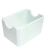 EFAY Porta bustine zucchero/tè avorio in melamina cm 9x6,4 - Confezione da 12 pezzi