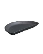 EFAY Piatto Luna Zen in melamina cm 24x12,5 - Confezione da 12 pezzi