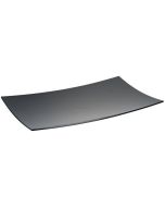 EFAY Piatto GN 1/2 curvo Nero "Luna" Melamina 100%