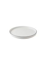 Table Top Piatto Piano Filo Nero cm 25,5