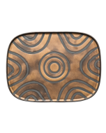 Table Top Piatto Vassoio Goldeneye cm 31 x 23 F2024 - Confezione da 4 pezzi