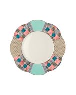 LE COQ Anemone Piatto Rotondo con decoro Eutenea D. 32 cm - Confezione 4 pezzi
