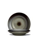 LE COQ Ekate Piatto Fondo Grigio c/Falda D. 27,5 cm H. 5 cm - Confezione 3 pezzi