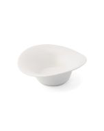LE COQ Febe Coppa petalo rotonda color avorio D. 14 cm H. 5 cm